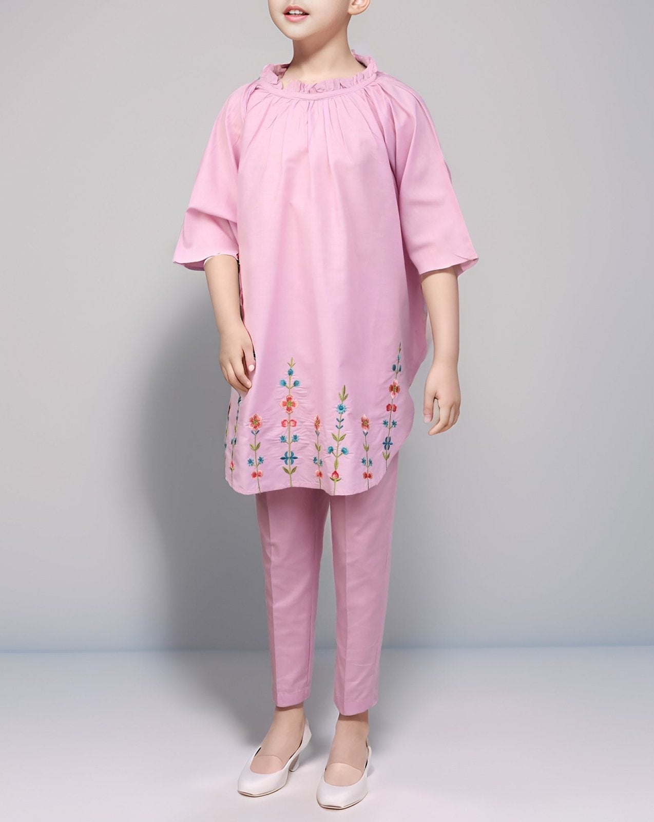 Girls Elegant Outfit Girls Autumn Vintage Two-piece Suit
