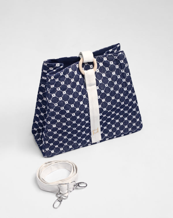 DENIM HAND BAG