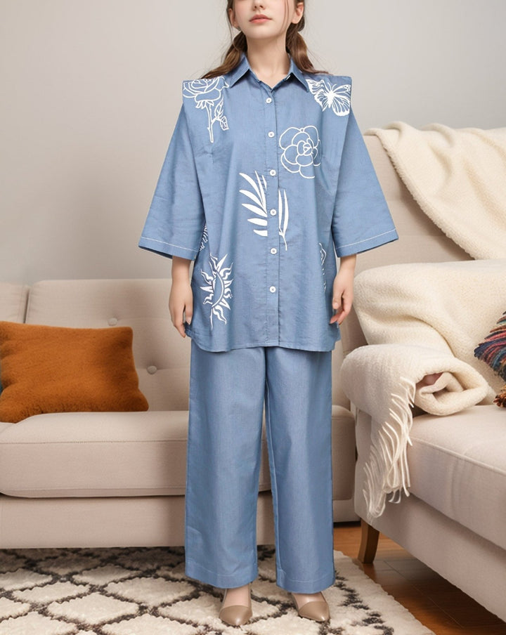 2 PIECE SUIT CO - ORD SET - Polkadots - 14813HG-234817 - 2 PIECE SUIT CO - ORD SET