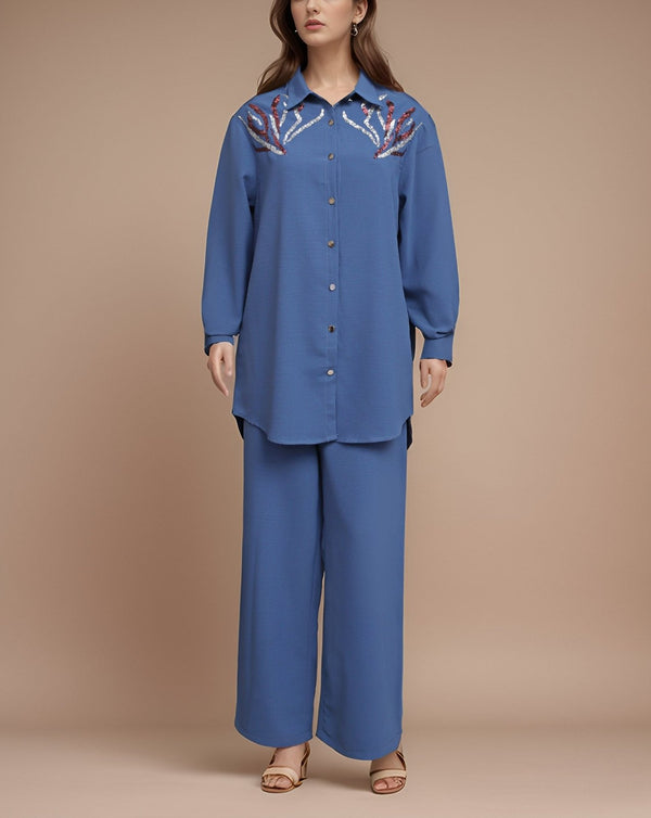 2 PIECE SUIT CO - ORD SET - Polkadots - 14372CW - 227053 - 2 PIECE SUIT CO - ORD SET