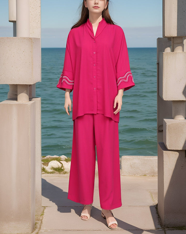 2 PIECE SUIT CO - ORD SET - Polkadots - 14581HG-230819 - 2 PIECE SUIT CO - ORD SET