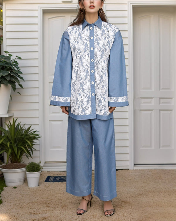 2 PIECE SUIT CO - ORD SET - Polkadots - 14756HG-233554 - 2 PIECE SUIT CO - ORD SET