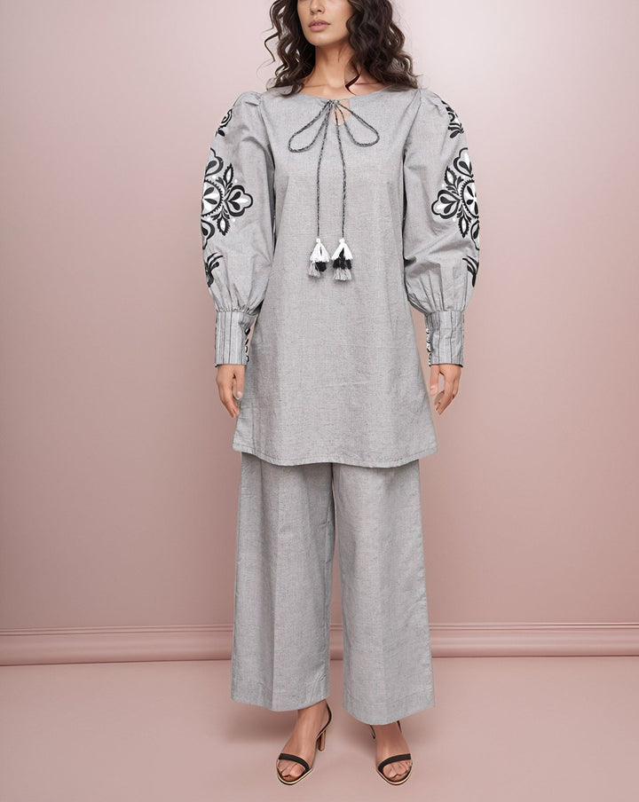 2 PIECE SUIT CO - ORD SET - Polkadots - 14539HG-230120 - 2 PIECE SUIT CO - ORD SET