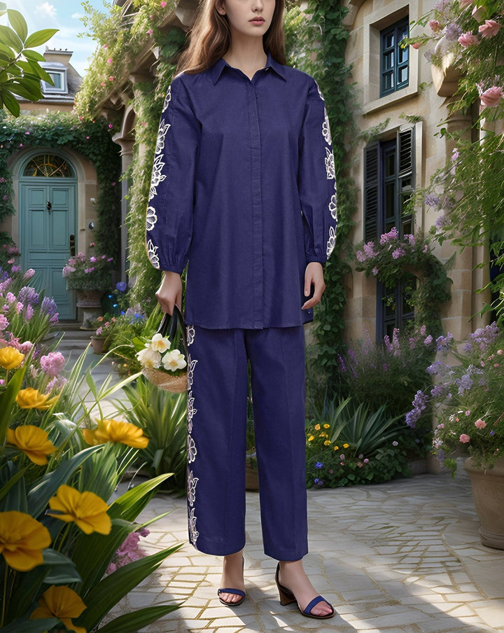 2 PIECE SUIT CO - ORD SET (MINOR FAULT) - Polkadots - 14622AK-231335 - 2 PIECE SUIT CO - ORD SET (MINOR FAULT)