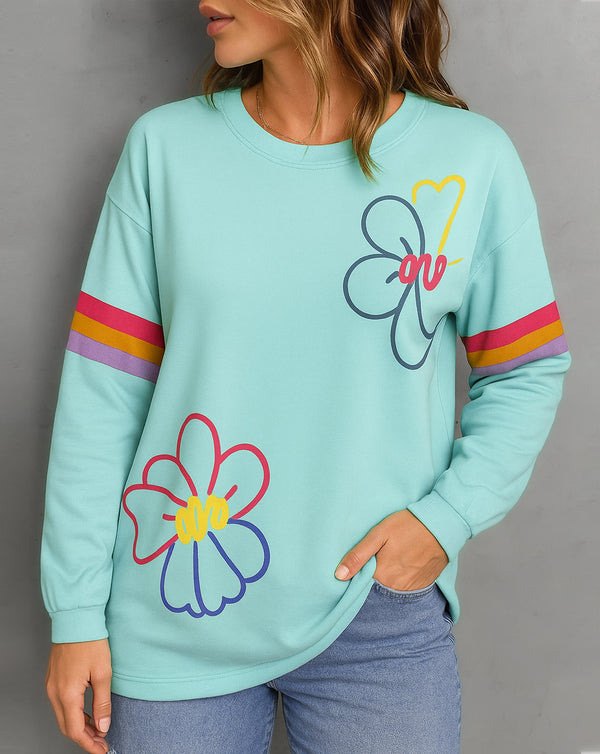 FULL SLEEVES PRINTED LONG T SHIRT