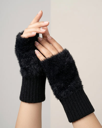 WOOLEN FINGERLESS GLOVES
