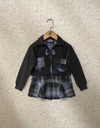 GIRLS CHECK DRESS WITH JACKET