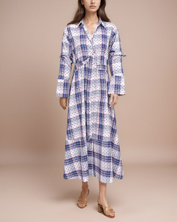 CHECKERED MAXI