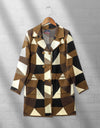 DOUBLE BREASTED WOOLEN JACKET