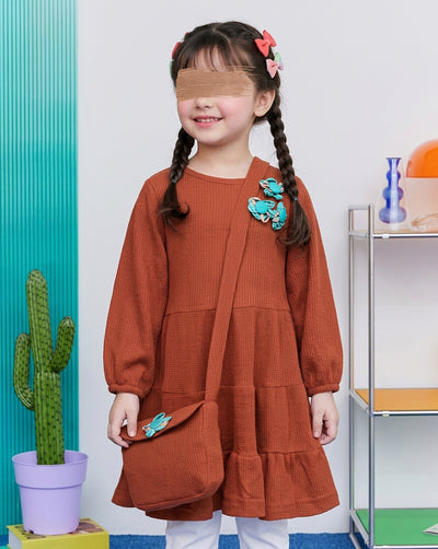 GIRLS SUN DRESS WITH BAG