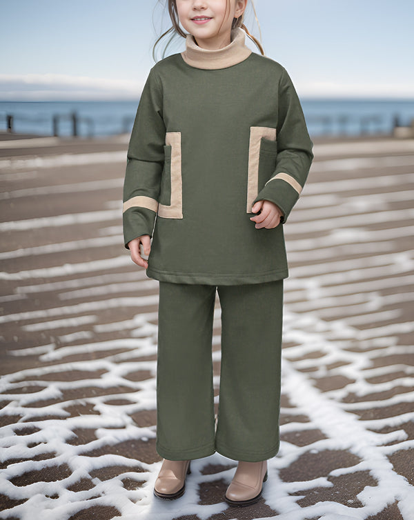 GIRLS 2 PIECE SUIT CO-ORD SET