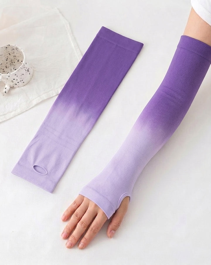 WOMEN GRADIENT SLEEVES - Polkadots