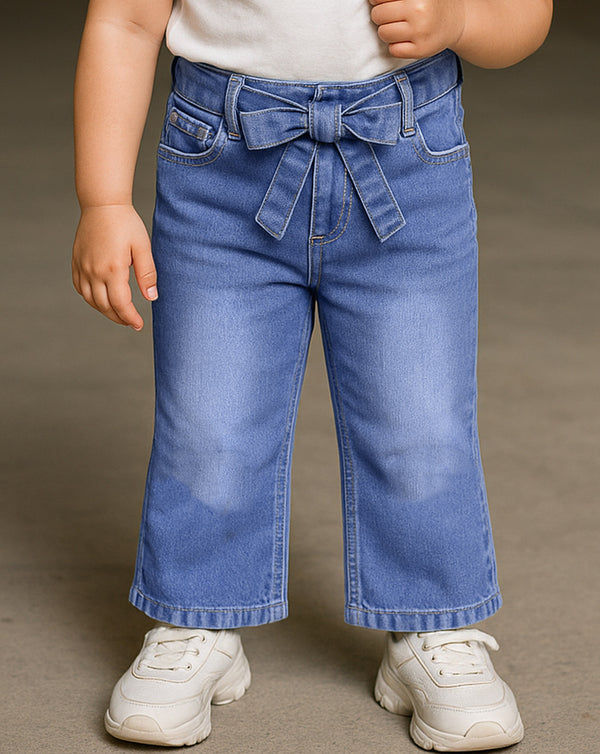 GIRLS WIDE LEG JEANS