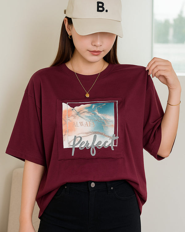 | LONG PRINTED T SHIRT |