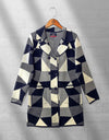 DOUBLE BREASTED WOOLEN JACKET