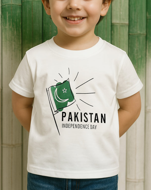 BOYS AZADI PRINTED T-SHIRT