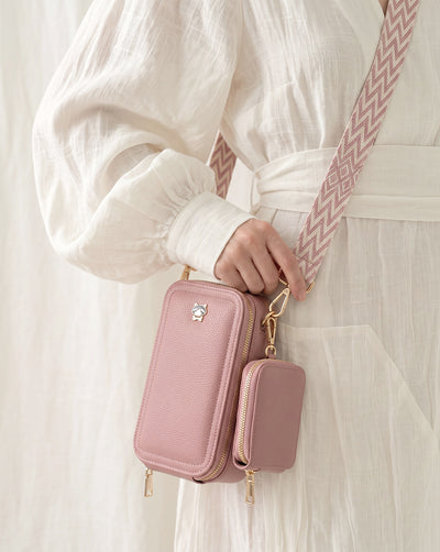 TAUPE WALLET SET