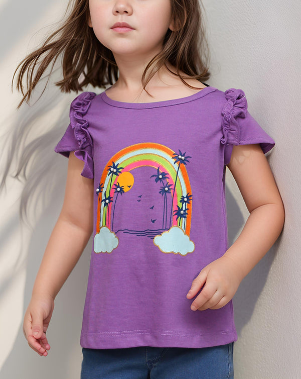 | GIRLS PRINTED T-SHIRT |