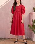 -GIRLS SOLID MAXI-