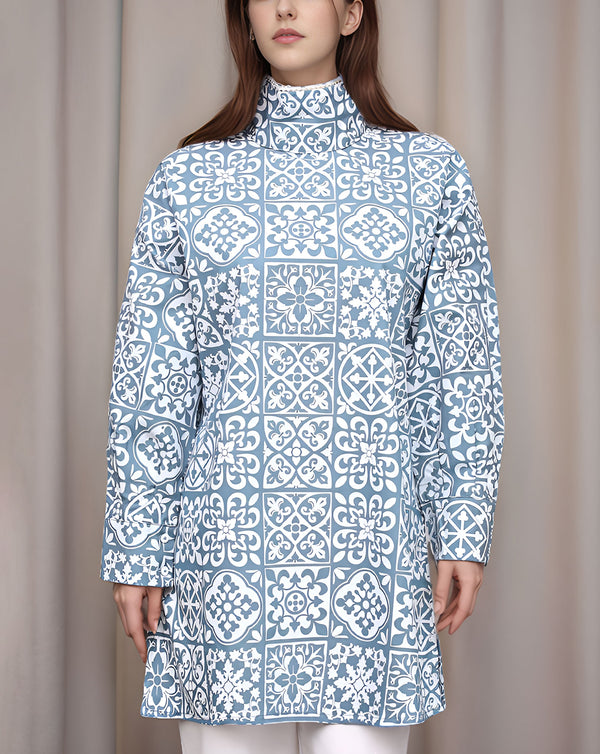 DENIM PRINTED TOP (MINOR FAULT)