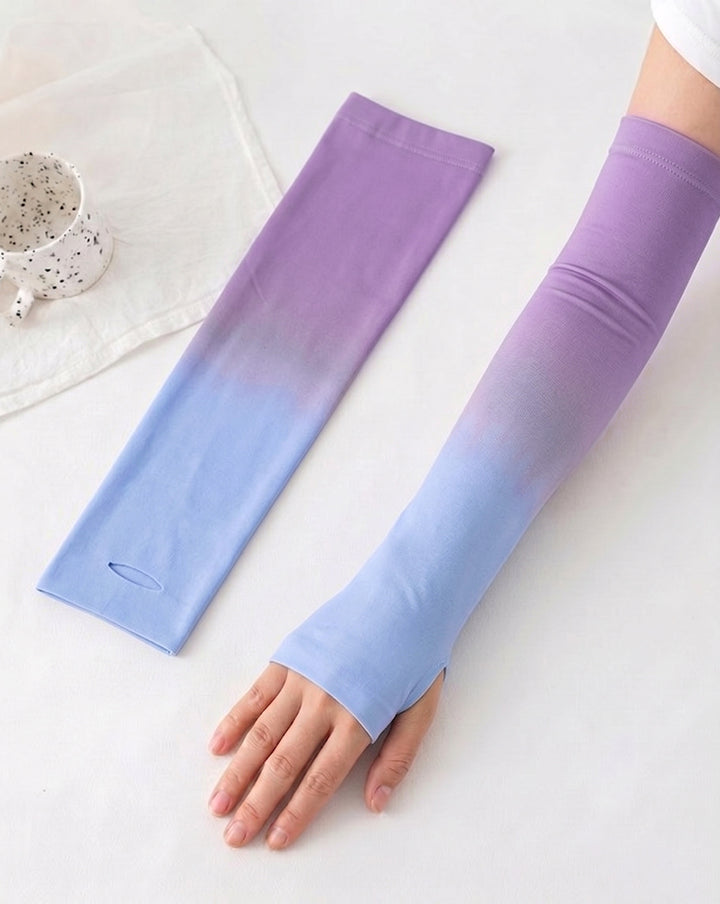 WOMEN GRADIENT SLEEVES - Polkadots
