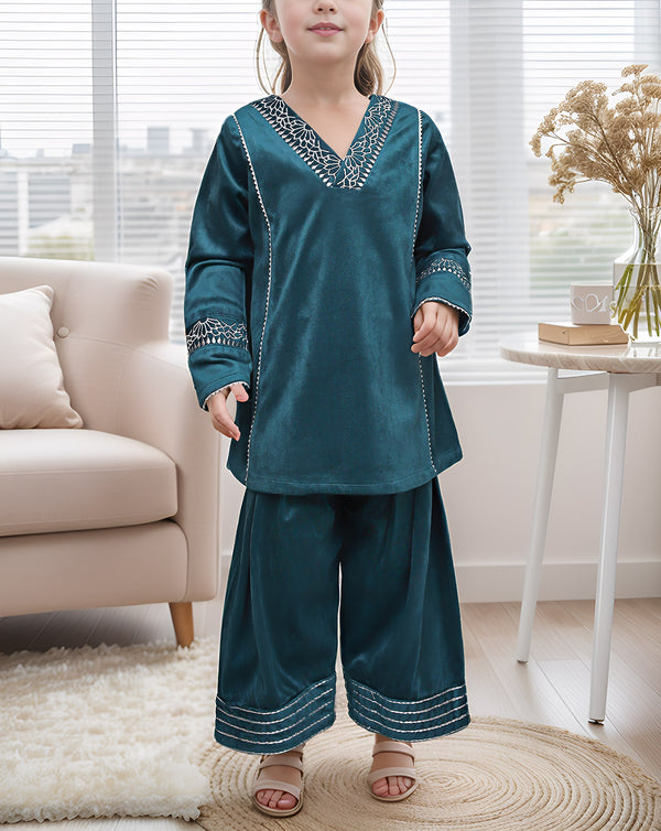 GIRLS 2 PIECE SUIT CO-ORD SET