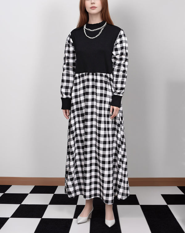 CHECKERED MAXI
