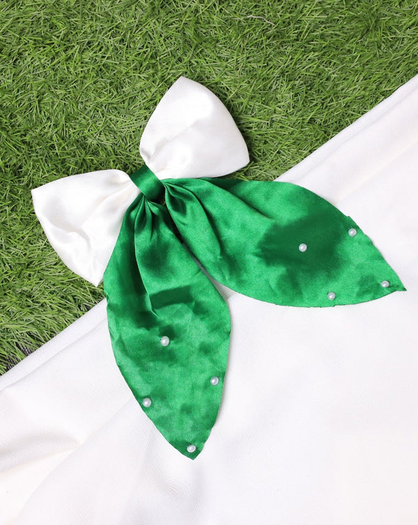 AZADI SCRUNCHIE BARRETTE PIN - Polkadots - 14739NJ-233307 - AZADI SCRUNCHIE BARRETTE PIN