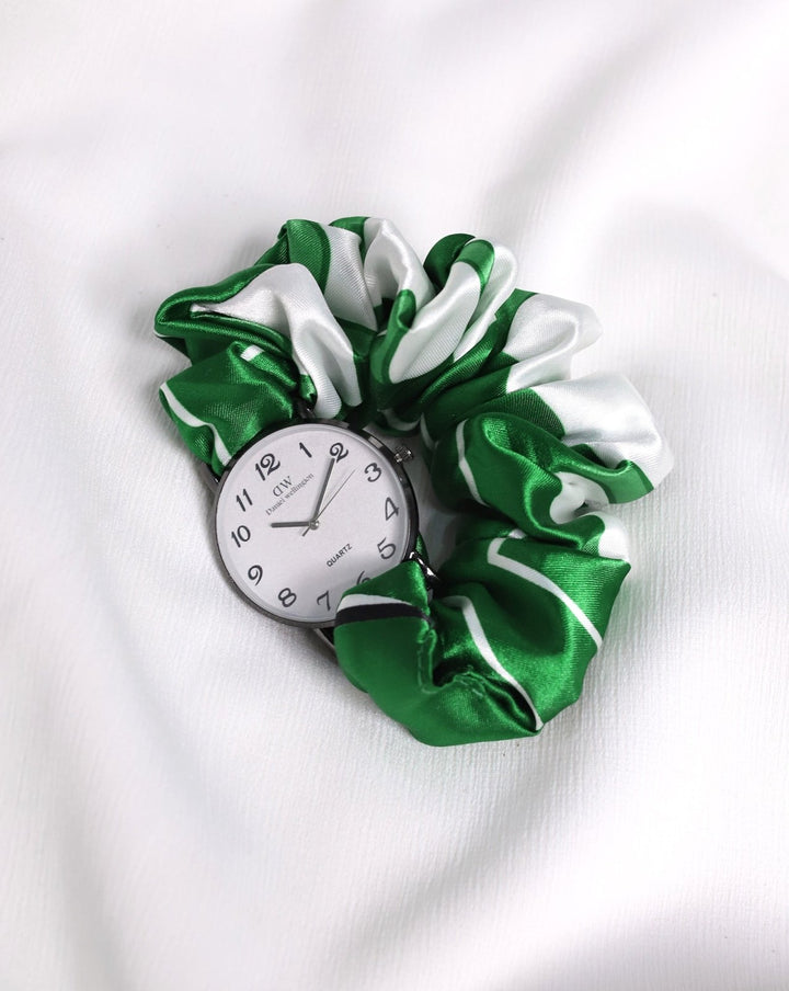 AZADI SCRUNCHIE WATCH - Polkadots - 14720NJ-233143 - AZADI SCRUNCHIE WATCH