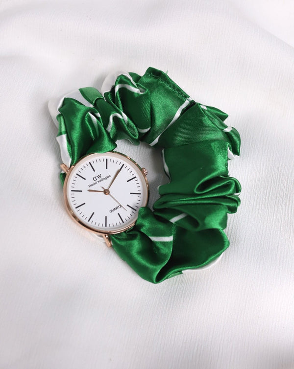 AZADI SCRUNCHIE WATCH - Polkadots - 14719NJ-233142 - AZADI SCRUNCHIE WATCH