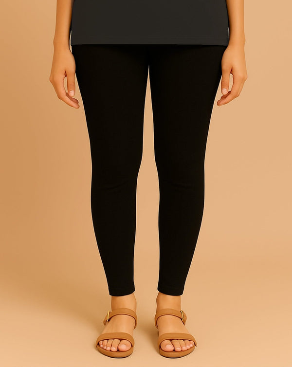 BASIC STRAIGHT TIGHTS - Polkadots - 11682PD1-200934 - BASIC STRAIGHT TIGHTS