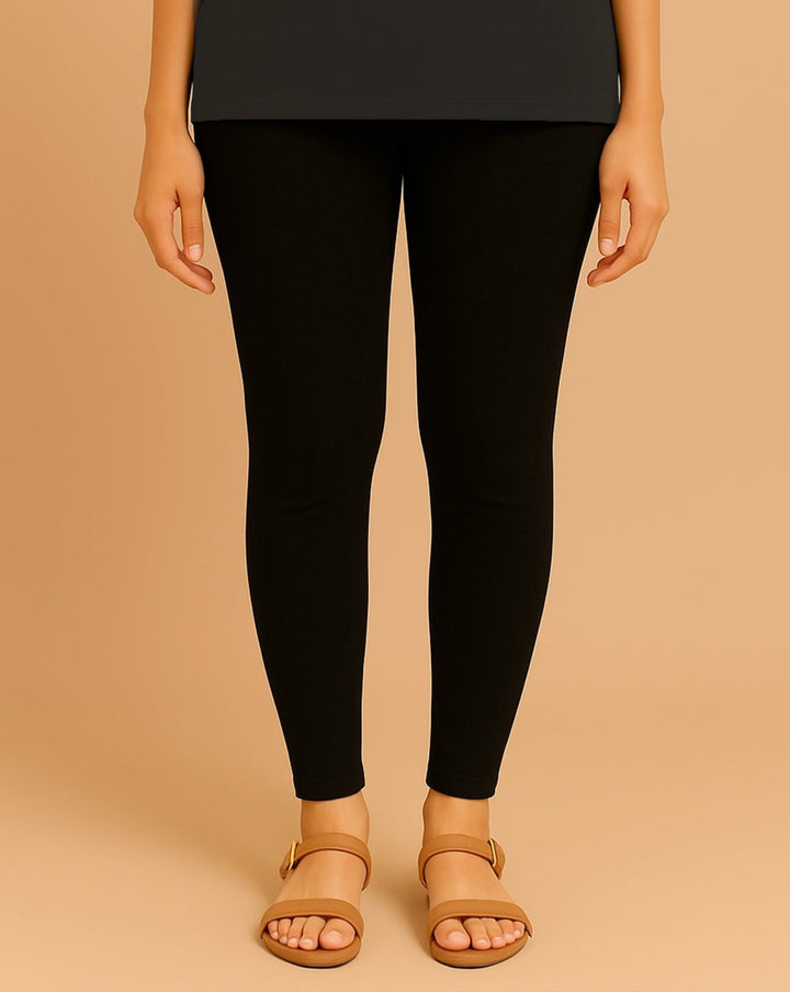 BASIC STRAIGHT TIGHTS - Polkadots - 11682PD1-200934 - BASIC STRAIGHT TIGHTS