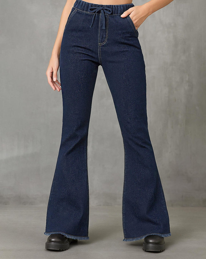 BOOTCUT JEGGING JEANS - Polkadots - 12361ZJ-187264 - BOOTCUT JEGGING JEANS