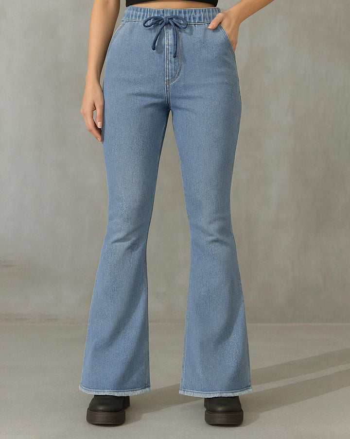 BOOTCUT JEGGING JEANS - Polkadots - 12361ZJ-187267 - BOOTCUT JEGGING JEANS