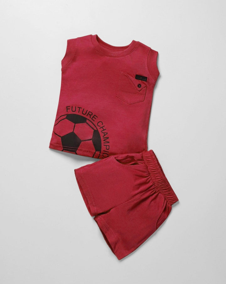 BOYS 2 PIECE CLOTHING SET - Polkadots - 14273PD-233868 - BOYS 2 PIECE CLOTHING SET