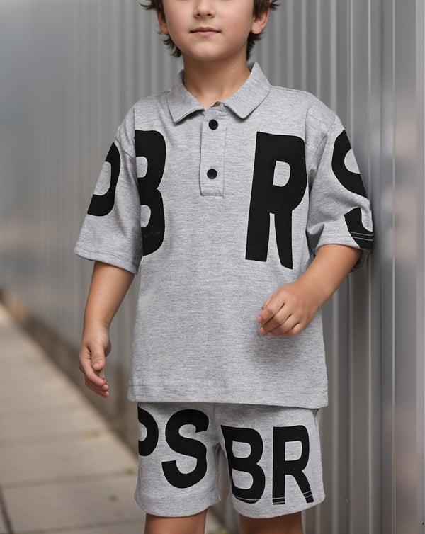 BOYS 2 PIECE CLOTHING SET - Polkadots - 14745PD-233371 - BOYS 2 PIECE CLOTHING SET