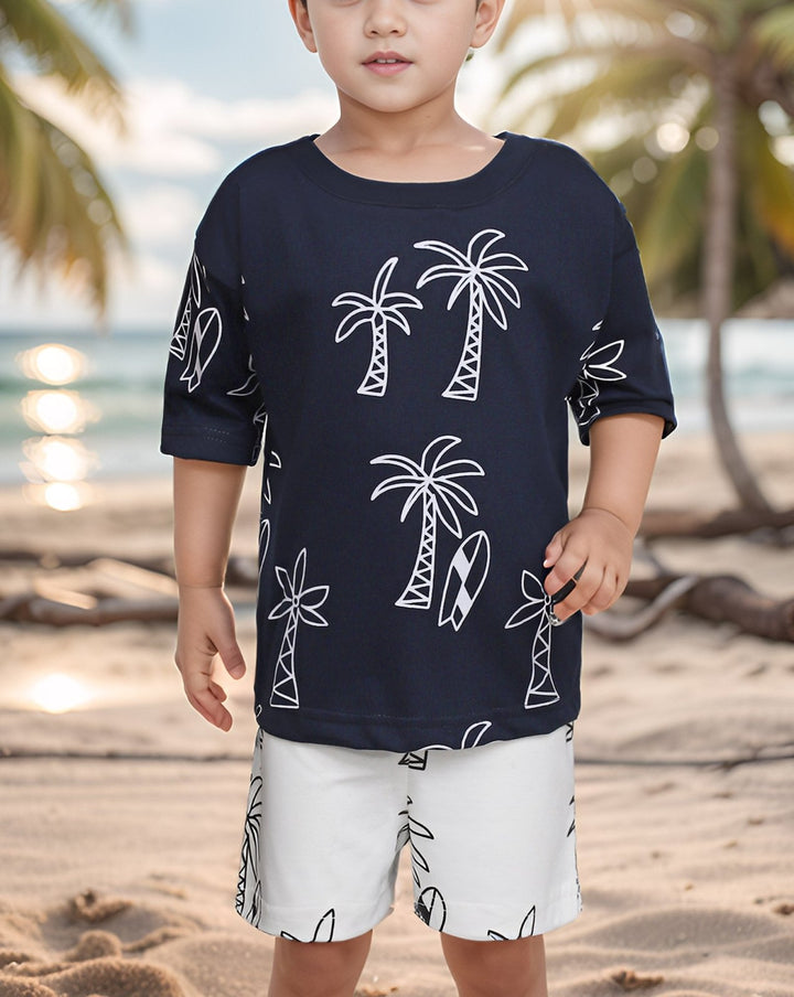 BOYS 2 PIECE CLOTHING SET - Polkadots - 14613PD-231170 - BOYS 2 PIECE CLOTHING SET