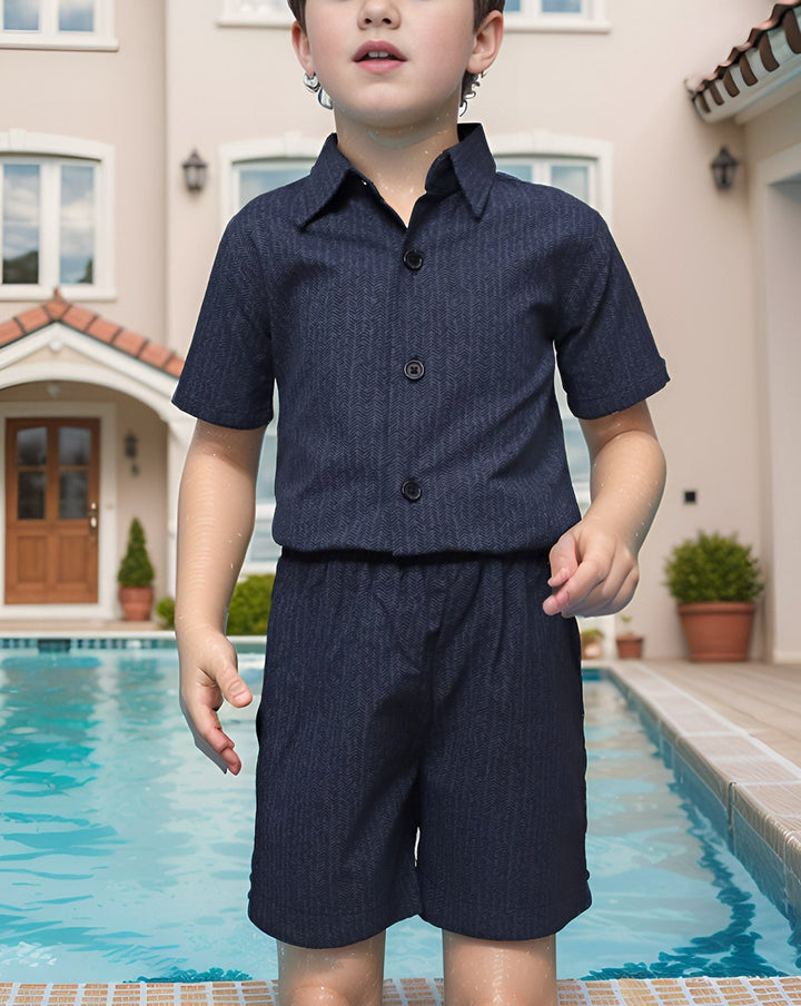 BOYS 2 PIECE CLOTHING SET - Polkadots - 14558AY-230347 - BOYS 2 PIECE CLOTHING SET