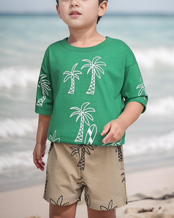 BOYS 2 PIECE CLOTHING SET - Polkadots - 14613PD-231175 - BOYS 2 PIECE CLOTHING SET