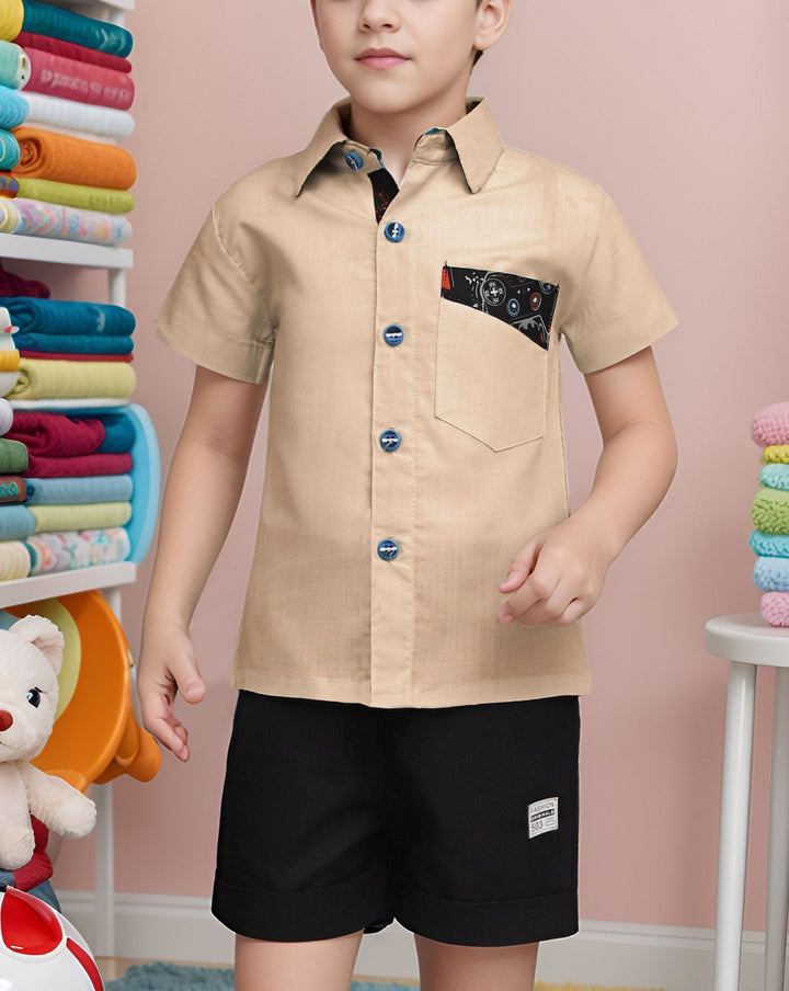  - BOYS 2 PIECE CLOTHING SET - Polkadots - 14635AY-231500 - BOYS 2 PIECE CLOTHING SET - 