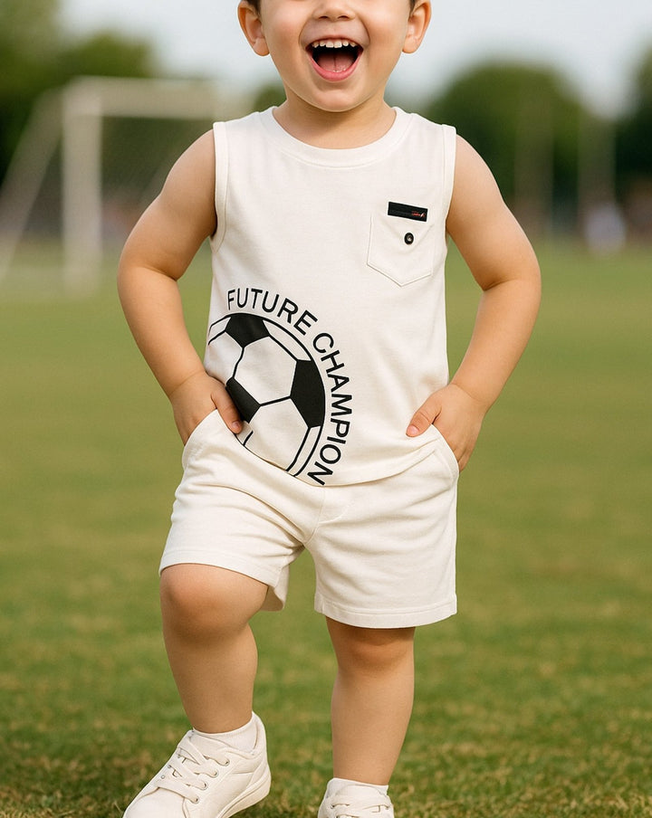 BOYS 2 PIECE CLOTHING SET - Polkadots - 14273PD-233863 - BOYS 2 PIECE CLOTHING SET