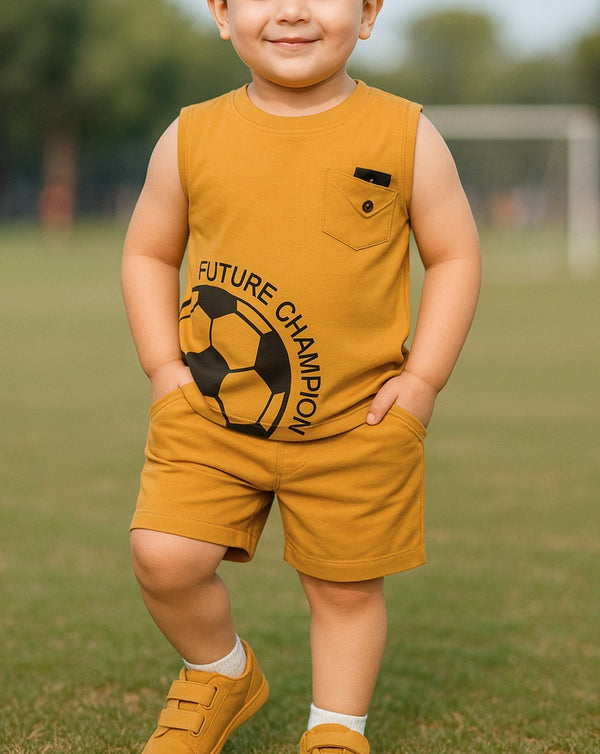 BOYS 2 PIECE CLOTHING SET (MINOR FAULT) - Polkadots - 14273PD-225463 - BOYS 2 PIECE CLOTHING SET (MINOR FAULT)