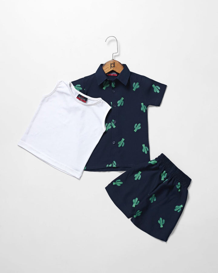 BOYS 3 PIECE CLOTHING SET (MINOR FAULT) - Polkadots - 14660AY-231933 - BOYS 3 PIECE CLOTHING SET (MINOR FAULT)