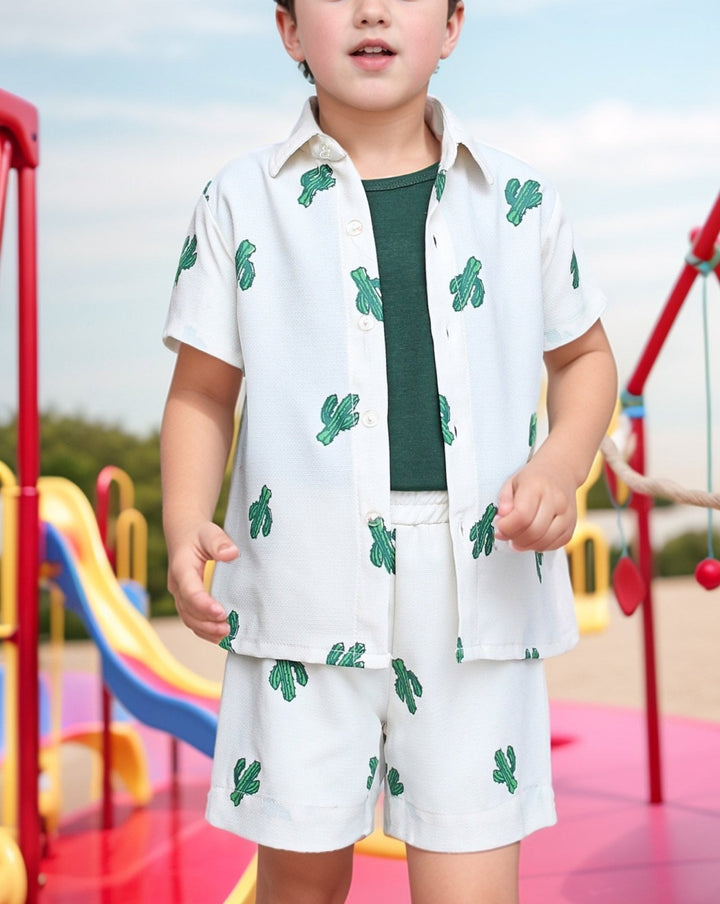 BOYS 3 PIECE CLOTHING SET (MINOR FAULT) - Polkadots - 14660AY-231933 - BOYS 3 PIECE CLOTHING SET (MINOR FAULT)