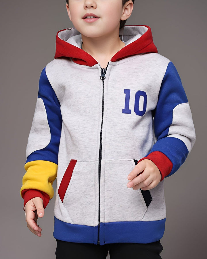 BOYS HOODIE - Polkadots - 13096DZ-235510 - BOYS HOODIE