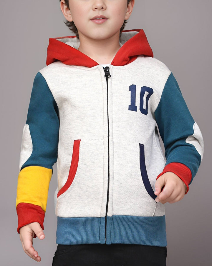 BOYS HOODIE - Polkadots - 13096DZ-205428 - BOYS HOODIE
