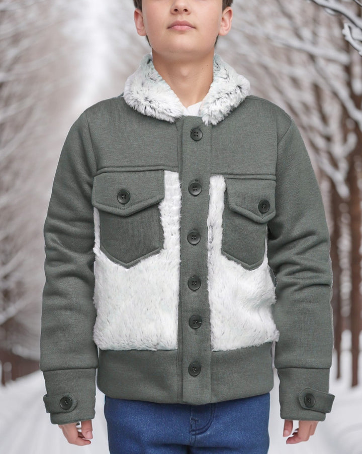BOYS JACKET - Polkadots - 14788QA-234348 - BOYS JACKET