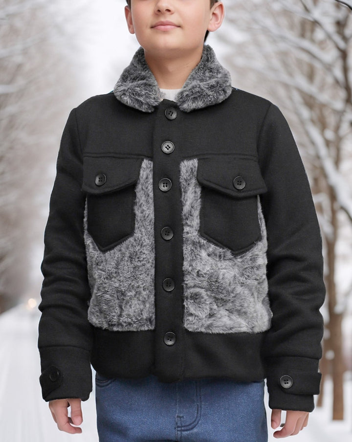 BOYS JACKET - Polkadots - 14788QA-234343 - BOYS JACKET