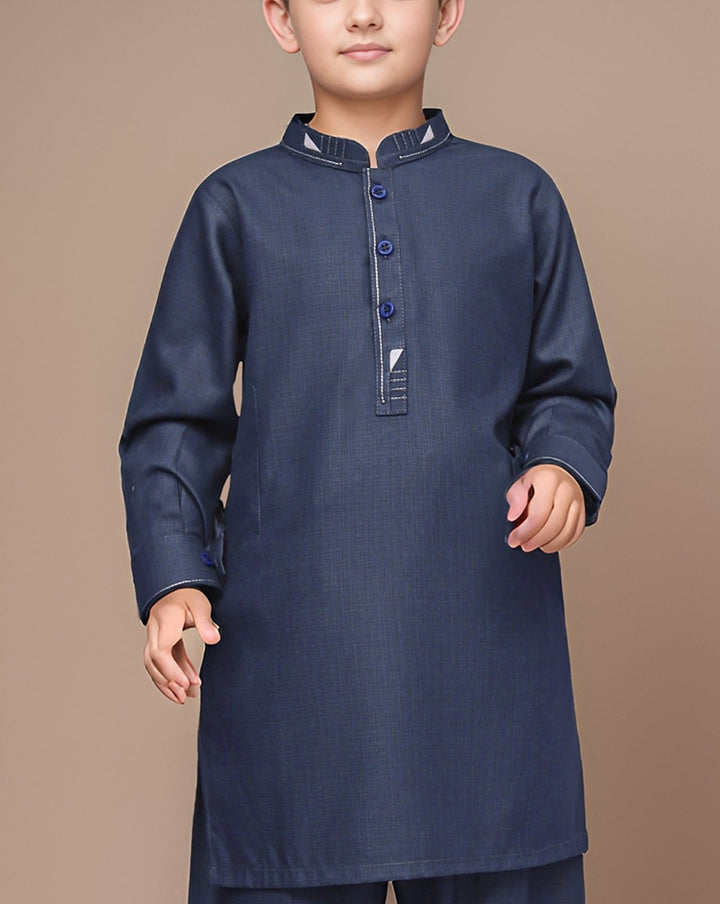 | BOYS KURTA SHALWAR | - Polkadots - 14418NP-228180 - | BOYS KURTA SHALWAR |