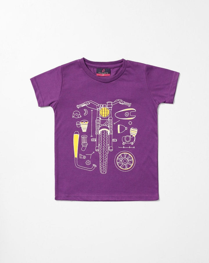 | BOYS PRINTED T - SHIRT | - Polkadots - 11277HG - 064439 - BOYS PRINTED T - SHIRT - Polkadots - 11277HG - 064439 - BOYS PRINTED T - SHIRT